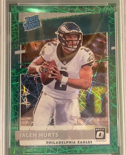 2020 Donruss Optic #164 Jalen Hurts Rated Rookie — front