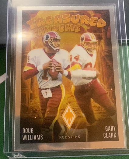 2024 Panini Phoenix Treasured Tandems #TT-WAS Doug Williams & Gary Clark — front