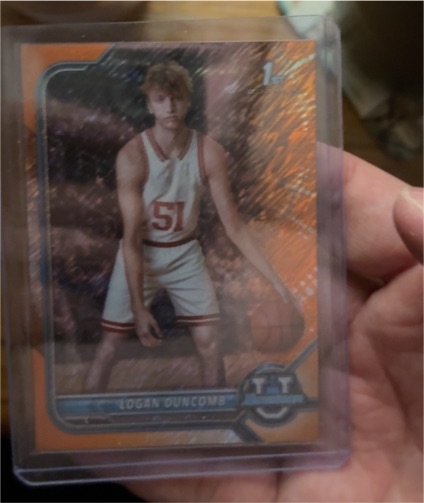 2021-22 Bowman University #16 Logan Duncomb — front