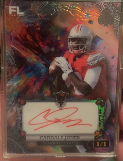2024 Wild Card 7 Card Stud FL Cardale Jones Auto — front
