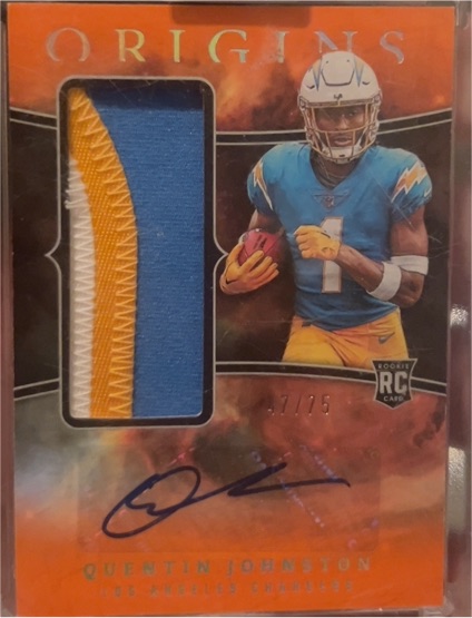 2023 Panini Origins #RJJA-QJ Quentin Johnston — front