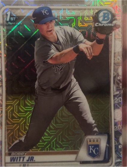 2020 Bowman Chrome #1st Bowman Bobby Witt Jr. — front