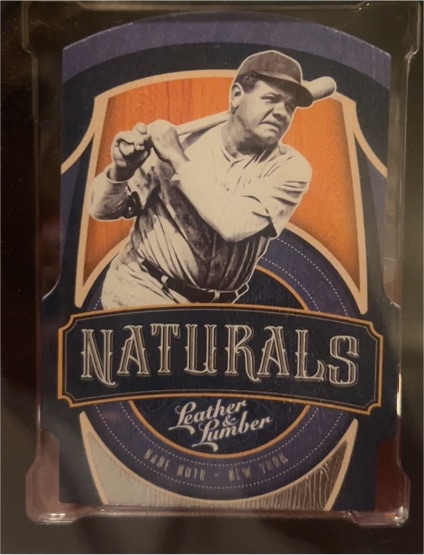 2019 Panini Leather & Lumber Naturals #N-10 Babe Ruth — front