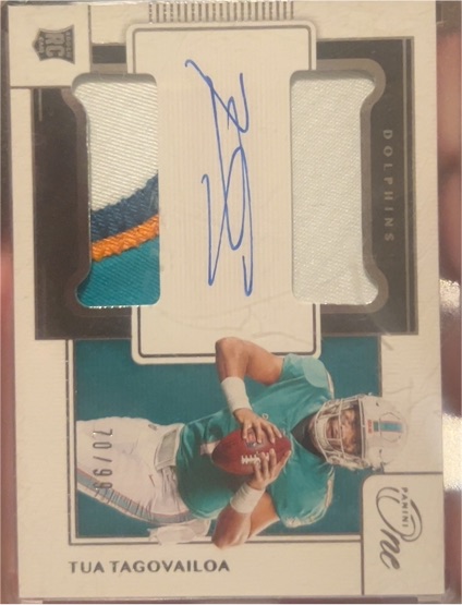 2020 Panini One #70 Tua Tagovailoa — front
