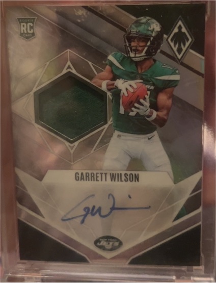 2022 Panini Phoenix #RJA-GW Garrett Wilson Rookie Patch Auto — front