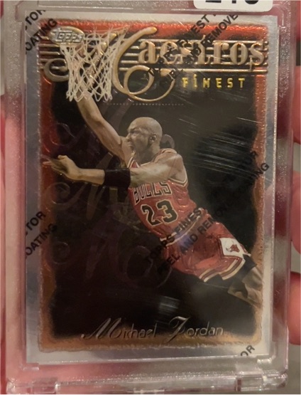 1996-97 Topps Finest Maestros #127 Michael Jordan — front