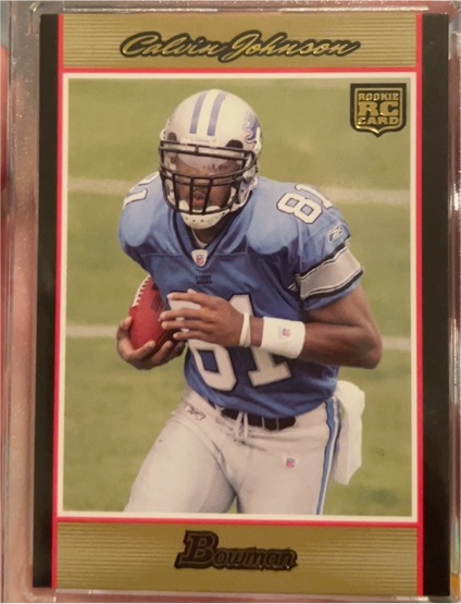 2007 Bowman #145 Calvin Johnson — front