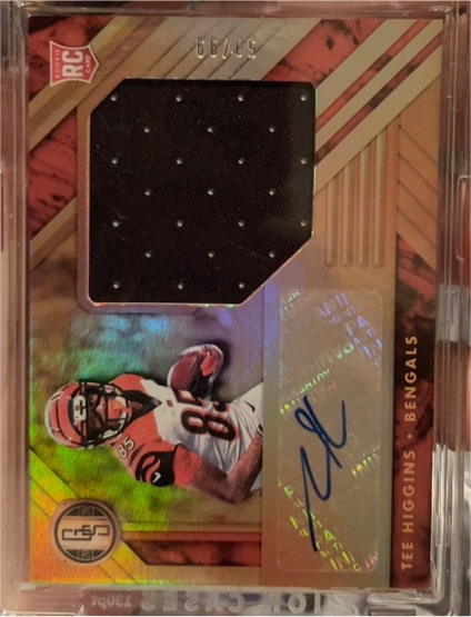 2020 Panini Gold Standard #AJ-TH Tee Higgins — front