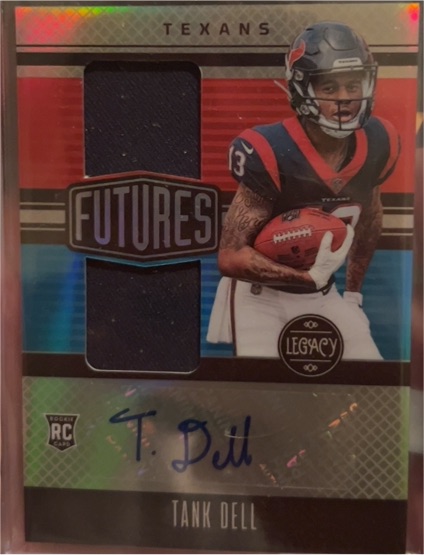 2023 Panini Legacy Futures Patch Rookie Autographs #Futures Tank Dell — front