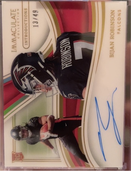 2023 Panini Immaculate Introductions #13 Bijan Robinson — front