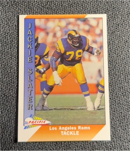 1991 Pacific Football #258 Jackie Slater — front