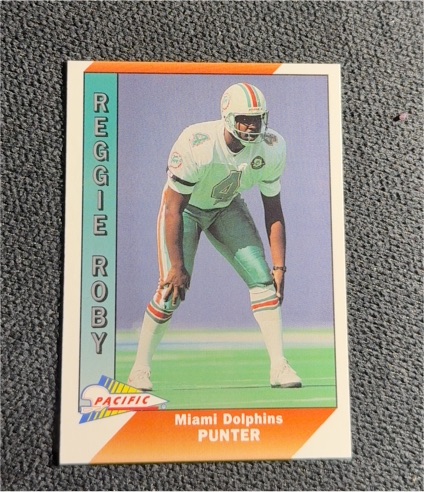 1991 Pacific Football #273 Reggie Roby — front