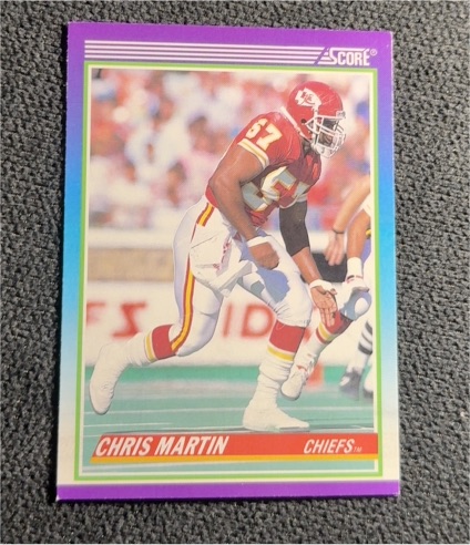 1990 Score #447 Chris Martin — front