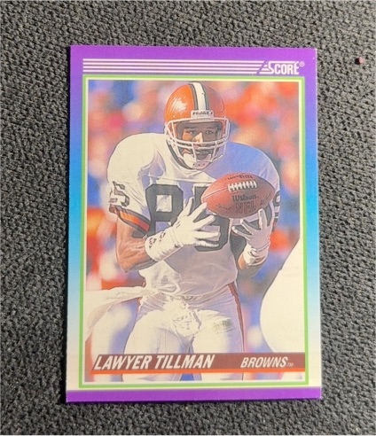 1990 Score #87 Lawyer Tillman — front