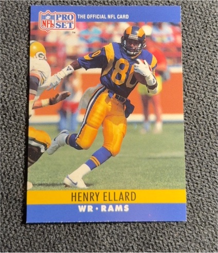 1990 Pro Set #164 Henry Ellard — front