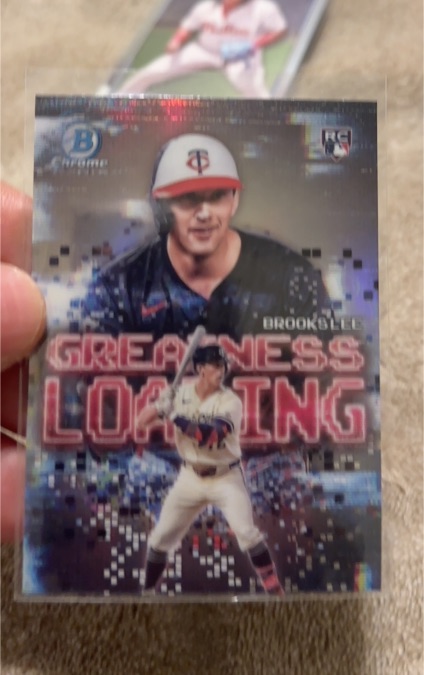 2025 Bowman Chrome #GL-14 Brooks Lee Greatness Loading — front