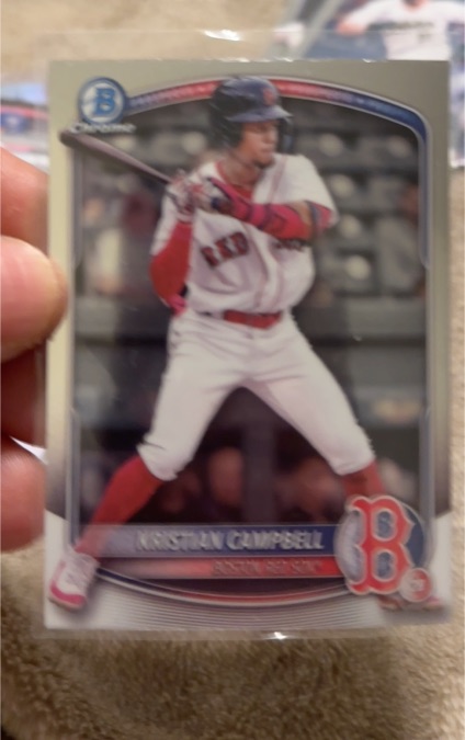 2025 Bowman Chrome Prospects #BCP-42 Kristian Campbell — front