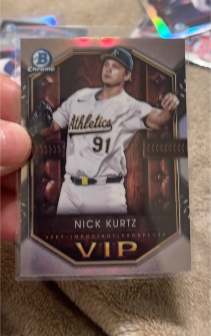 2025 Bowman Chrome #VIP-2 Nick Kurtz — front