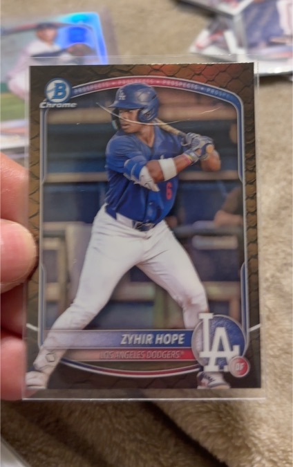 2025 Bowman Chrome Prospects #BCP-2 Zyhir Hope — front