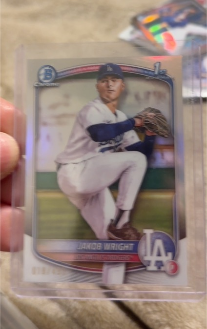 2025 Bowman Chrome #BCP-143 Jakob Wright — front