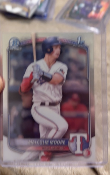 2025 Bowman Chrome #BCP-129 Malcolm Moore — front