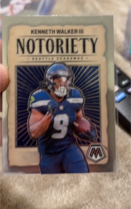 2024 Panini Mosaic #8 Kenneth Walker III Notoriety — front