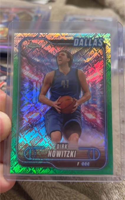 2024-25 Topps Chrome #197 Dirk Nowitzki — front