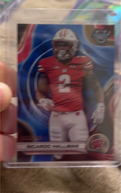 2024 Bowman’s Best University #16 Ricardo Hallman — front