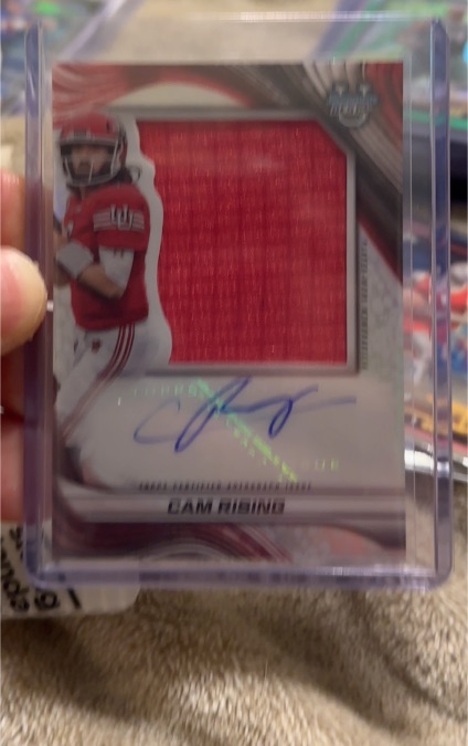 2024 Bowman's Best University Cam Rising Jumbo Relic Auto #BA1 — front
