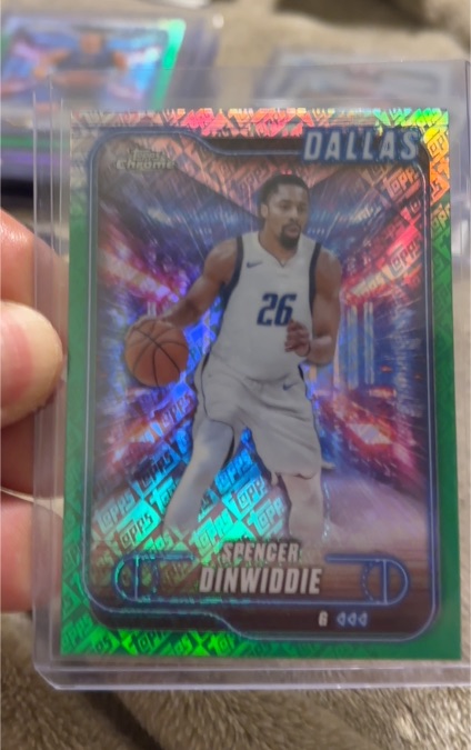 2024-25 Topps Chrome #175 Spencer Dinwiddie — front