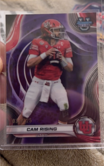 2024 Bowman Best University #03 Cam Rising — front