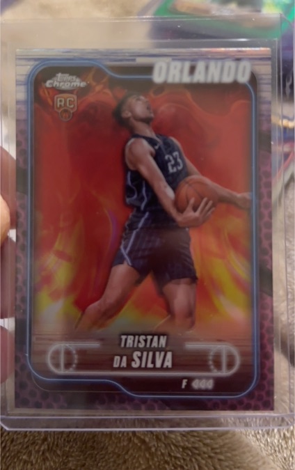 2024-25 Topps Chrome #124 Tristan Da Silva — front