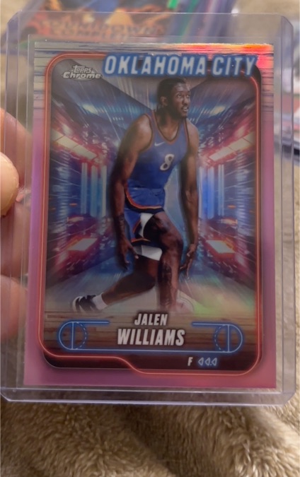 2024-25 Topps Chrome #63 Jalen Williams — front