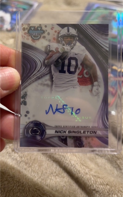 2024 Topps Bowman Best University #BOA-NS Nick Singleton — front