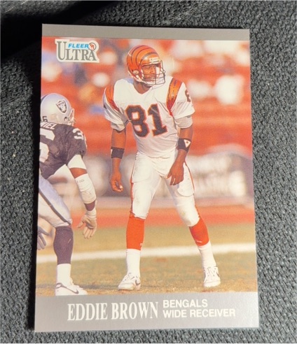 1991 Fleer Ultra #81 Eddie Brown — front