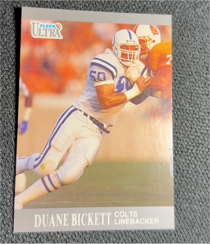 1991 Fleer Ultra #57 Duane Bickett — front