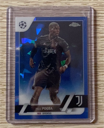 2022-23 Topps Chrome UEFA Club Competitions #108 Paul Pogba — front