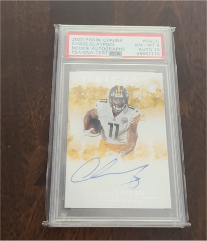 2020 Panini Origins #RACC Chase Claypool Rookie Autographs — front