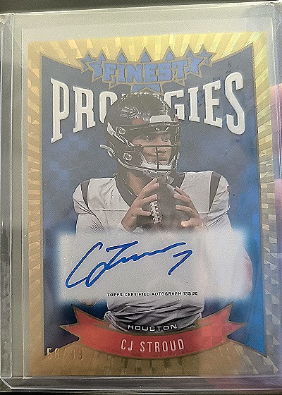 2024 Topps Finest Prodigies #P-CJS CJ Stroud — front