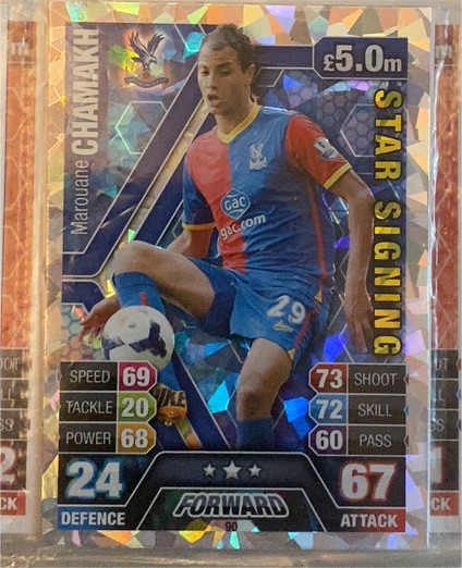 2013-14 Topps Match Attax #90 Marouane Chamakh — front