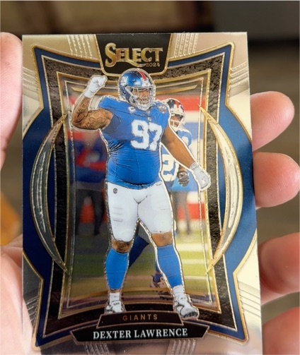 2024 Panini Select Dexter Lawrence Concourse Prizm — front