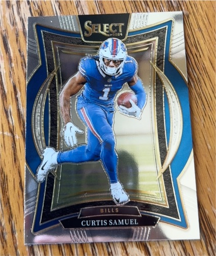 2024 Panini Select #23 Curtis Samuel Concourse — front