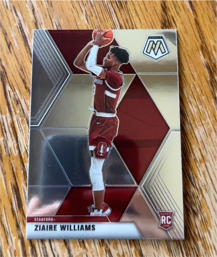 2021 Panini Chronicles Draft Picks Mosaic #266 Ziaire Williams — front