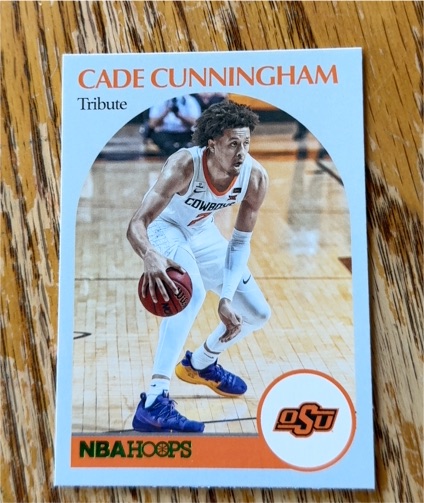 2021 Panini Chronicles Hoops Tribute #51 Cade Cunningham — front