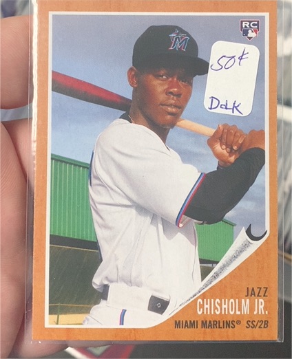 2021 Topps Archives #77 Jazz Chisholm Jr. — front