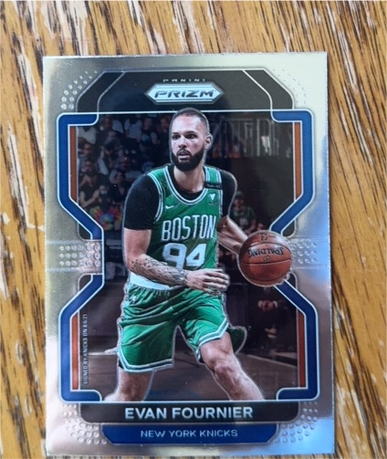 2021-22 Panini Prizm #153 Evan Fournier — front