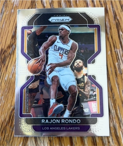 2021-22 Panini Prizm #104 Rajon Rondo — front