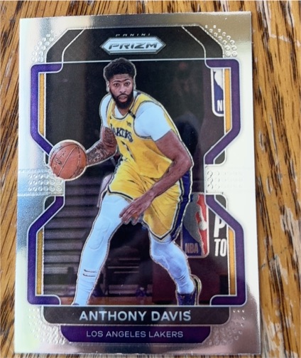 2021-22 Panini Prizm #53 Anthony Davis — front