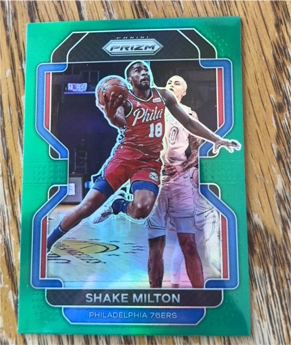 2021-22 Panini Prizm #58 Shake Milton — front