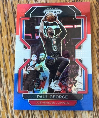 2021-22 Panini Prizm #220 Paul George — front